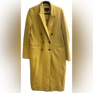 Banana Republic Mustard Double-Breasted Trench Coat